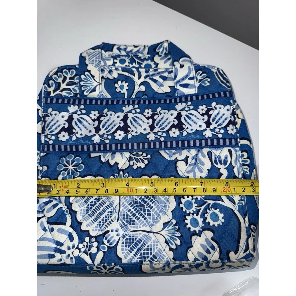 Vera Bradley Tech Organizer Case Blue Lagoon Make Up ? Travel Floral Paisley‎